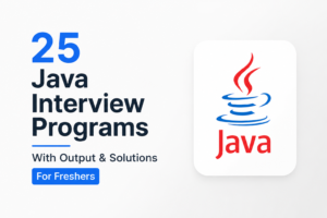 java interview programs with output
