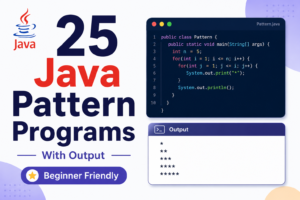 Java pattern programs