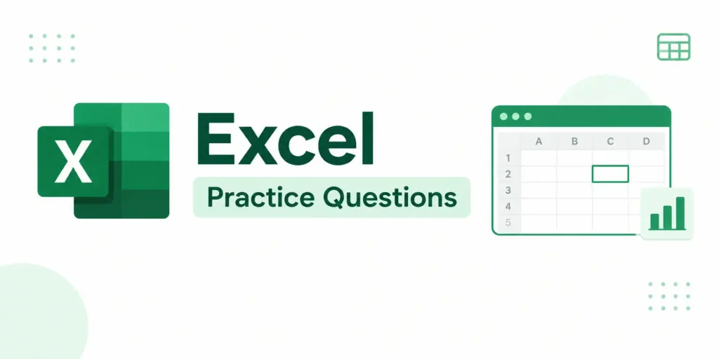 Excel Practice Questions